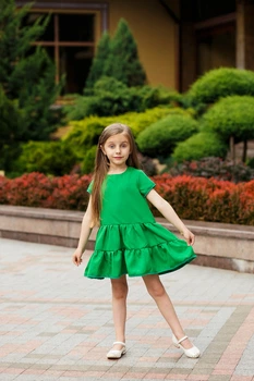 Плаття для дівчинки ODWEEK DAISY 140см зелений