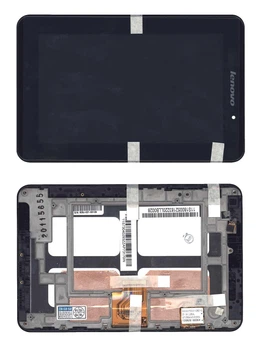 Матриця з тачскрином (модуль) для планшета Lenovo IdeaPad A1-07 чорний з рамкою