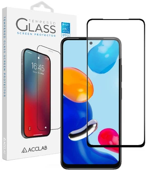 Защитное стекло для смартфона Xiaomi Redmi Note 11 Pro/Redmi Note 11 Pro 5G ACCLAB 9H Black (1283126522659)