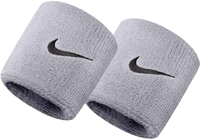 Напульсники Nike Swoosh Wristbands 2 PK Grey Heather/Black OSFM (N.NN.04.051.OS) (845840057988)