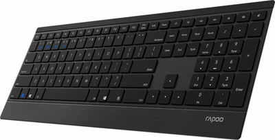 Клавиатура Wireless Rapoo E9500M Black