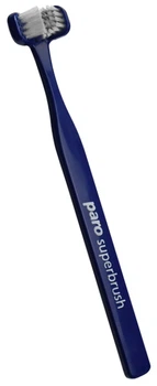 Зубна щітка тристороння Paro Swiss superbrush Синя (7.724/1)