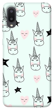 TPU чохол Demsky Heart unicorn для Samsung Galaxy A02