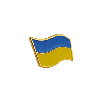Значок металевий Прапор України патріот VTS