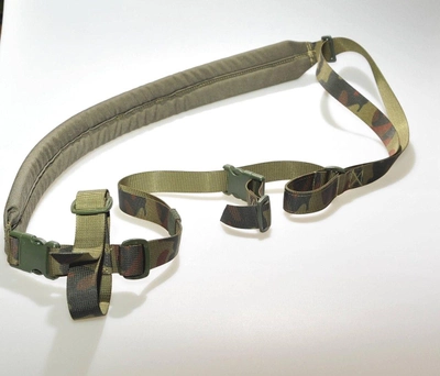 Триточковий ремінь для АК із плечовою накладкою Safety Камуфляж