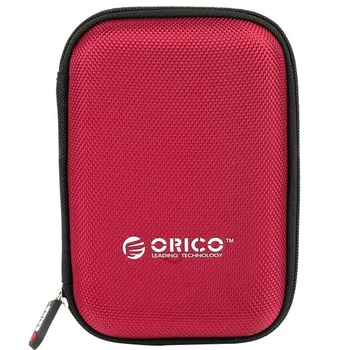 ​Кейс футляр для аксессуаров и жестких дисков ORICO PH Series Protective Storage Case Bag PHD-25-RD-EP red