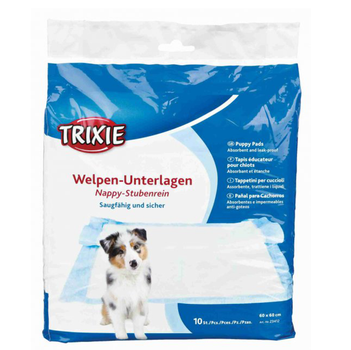 Пелюшки поглинаючі для цуценят Trixie 60*60 см (10 шт)