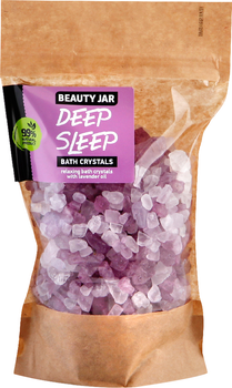 Релаксні кристали для ванни Beauty Jar Deep Sleep з лавандовою олією 600 г (4751030831985)