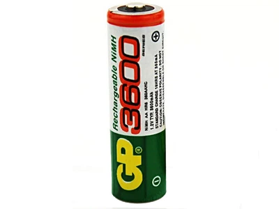 Аккумулятор GP Ni-MH 1.2V 3600mAh 1 шт АА Зеленый (1007-289-00)