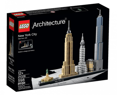Конструктор Lego Architecture Нью-Йорк 597 деталей (21028)