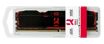 Модуль оперативной памяти DDR4 16GB/2666 GOODRAM Iridium X Black (IR-X2666D464L16/16G)