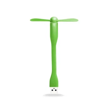 Портативный гибкий USB вентилятор Зеленый (ICL44)