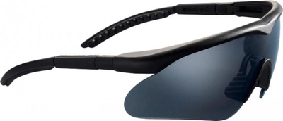 Тактические военные солнцезащитные очки Swiss Eye Raptor Black + нейлоновый чехол