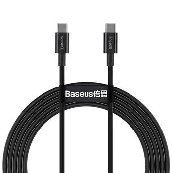 Кабель Baseus Superior Series Fast Charging Data Cable Type-C to Type-C 100W 1m Black (CATYS-B01)