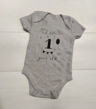 Боди cерый 1 Year Matalan 80см (40005511)