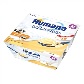 Пудинг Humana Baby Pudding Vanille Ваніль 4 х 100 г