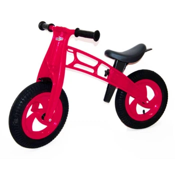 Беговел Cross Bike с надувными шинами, 12 (малиновый) Kinderway KW-11-018 КР