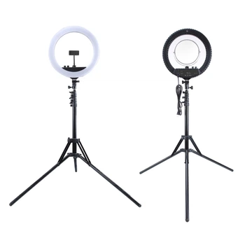 Кольцевая LED лампа Mantoo MCP3690 12 " + штатив