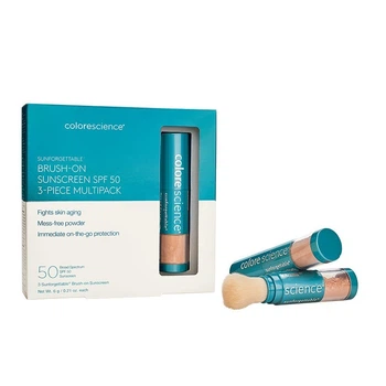Солнцезащитная пудра с кистью SPF 50 Colorescience Sunforgettable Multipack