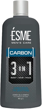 Углеродный гель-шампунь для душа - Esme Carbon Shower Gel & Shampoo 400g (835576-38823)