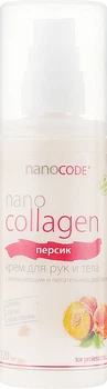 Крем для рук и тела "Персик" - NanoCode NanoCollagen 1000ml (215419-23378)