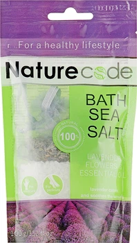 Морська сіль для ванни "Квіти лаванди й ефірна олія" - Nature Code Bath Sea Salt 100g (1007378-50664)