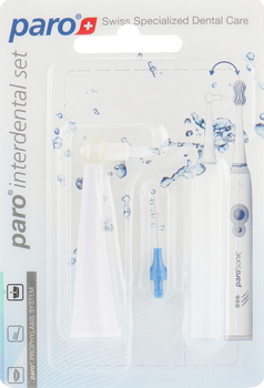 Набір для догляду за міжзубними проміжками - Paro Swiss Sonic Interdental Set (122731-4085)