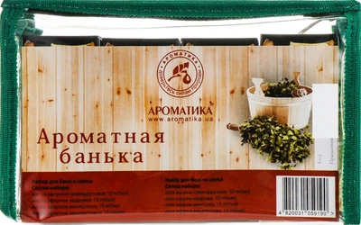 Набір ефірних олій "Ароматна лазня" - Ароматика (oil/4x10ml) (296863-31455319)