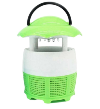 Гуманная ловушка для всех насекомых в виде корзинки Mosquito Killer Lamp, зеленая