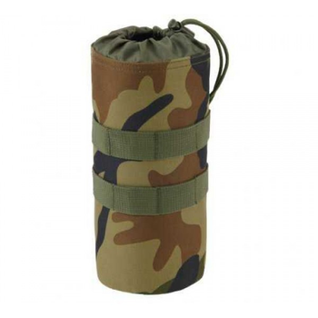 Тактична Сумка для Пляшки Brandit Bottle Holder 0,5-1л 210 х 90 х 90 мм Woodland (8040-10)