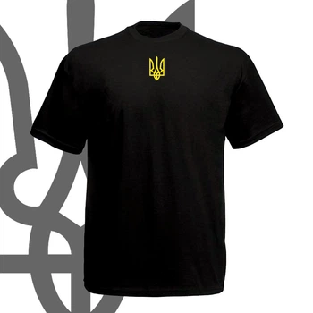 Футболка GBI "Тризуб" прямая классика, черный, S, ФЧ-0236