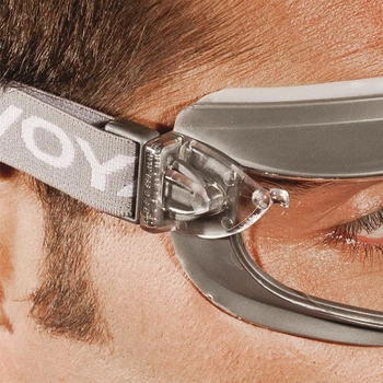 Захисні окуляри маска тактичні протиосколкові для стрільби прозорі REIS Voyage
