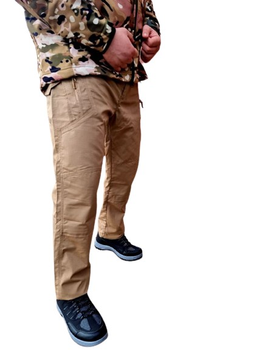 Тактические штаны брюки мужские Койот ripstop, COYOTE - Reis L