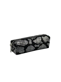 Ключница женская кожаная DeKOL 040080-11b черный с серебром