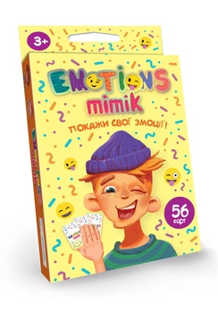 Гра настільна Danko Toys Emotions Mimik (укр) (EM-01-01U)