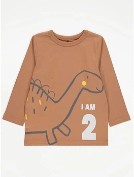 Реглан коричневый Dinosaur George 80-86см (40005565)