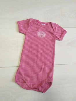 Боди розовый в полоску Petit Bateau 60см (40005555)