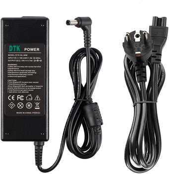 Блок живлення DTK Power Master 19 В 4.74 A 90 Вт 5,5 * 2,5 мм для ноутбука Toshiba / Lenovo / Medion / ASUS (240620PL0037)