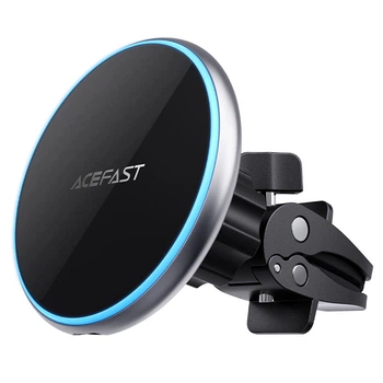 Автотримач для телефона з БЗП ACEFAST D3 magnetic wireless charging car holder Silver (6974316280446)