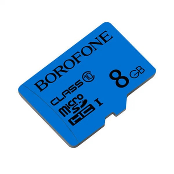Карта пам‘яті BOROFONE MicroSD 8GB Class 10