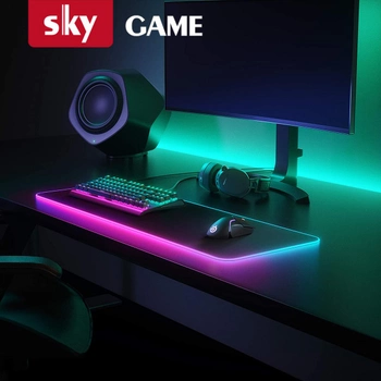 Геймерский коврик для мышки SKY (GMS-WT 9040/131) Republic of Gamers / RGB подсветка / 90x40 см