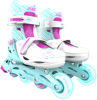Роликовые коньки Neon Inline Skates Бирюзовые 30-33 (NT07T4)
