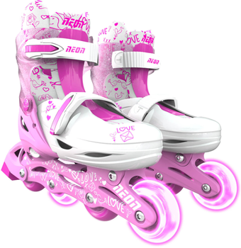 Роликовые коньки Neon Inline Skates Розовые 30-33 (NT07P4)