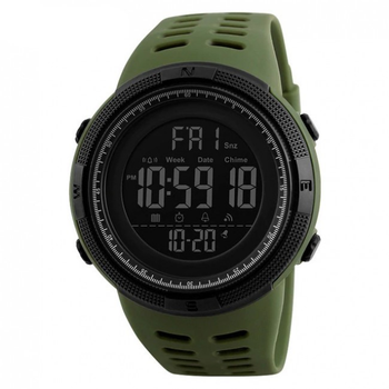 Тактические часы для военных Skmei 1251 Army Green