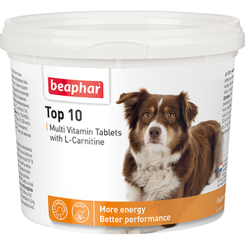 Мультивитамины Beaphar Top 10 для собак 750 таблеток (12567) (8711231125678)