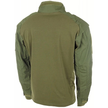 Тактическая рубашка под бронежилет US Tactical с длинным рукавом MFH олива (02611B_S)