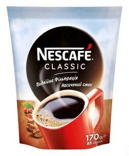 Кофе Nescafe Classic растворимый 170 г (7613038758671)