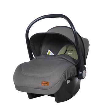Автокресло детское TILLY Sparky T-511/2 Grey коричневый группа 0+ от рождения до 15 месяцев
