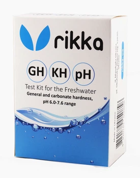 Набор тестов для аквариумной воды GH-KH-pH Rikka