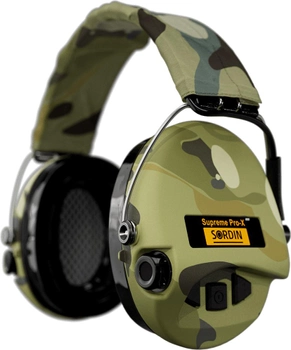 Навушники тактичні активні Sordin Supreme Pro-X LED HB GEL Camo (75302-X-08-S)